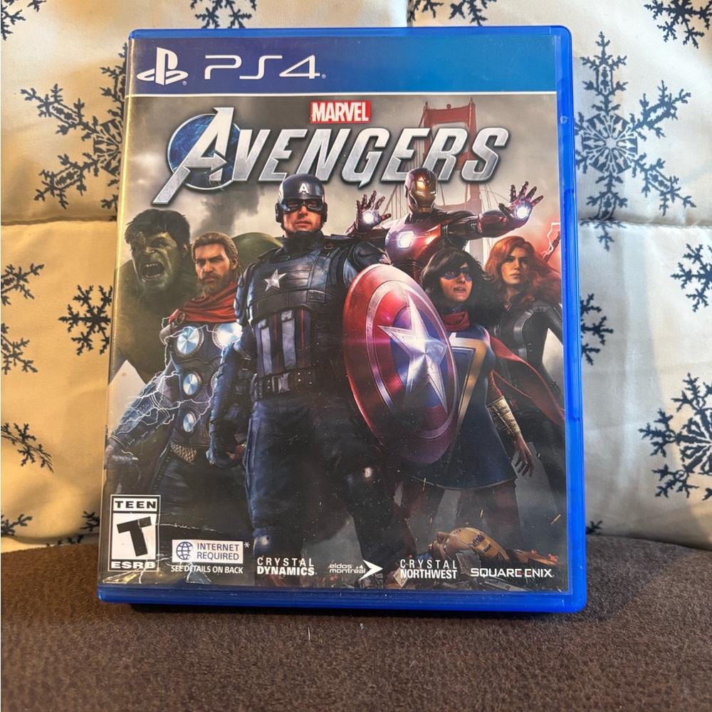 Marvel Avengers PS4 Game - Red and Black Edition